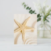 Sand und die natürliche, neutrale Farbe der Sterne Postkarte (Stehend Vorderseite)