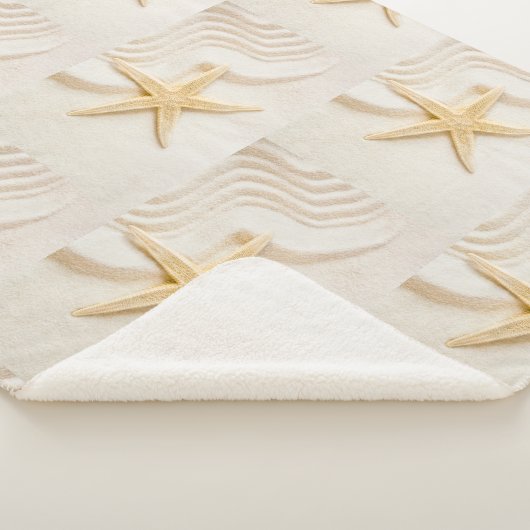 Sand und die natürliche, neutrale Farbe der Sterne Sherpadecke (3/4)