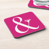 Sand und Entspannung Getränkeuntersetzer (Linke Seite)