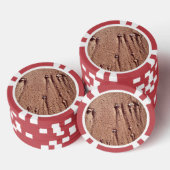 Sand und Kies Pokerchips (Stapel)