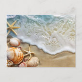 Sand und Meer Feiertagspostkarte (Vorderseite)