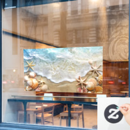 Sand und Meer Fensteraufkleber