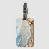 Sand und Meer Gepäckanhänger (Vorderseite Vertikal)