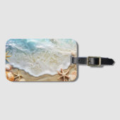 Sand und Meer Gepäckanhänger (Vorderseite (Horizontal))