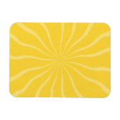 SAND UND MEER HELLE GELBE SONNENSCHIRM SUN RAYS GI MAGNET (Horizontal)