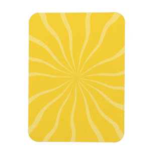 SAND UND MEER HELLE GELBE SONNENSCHIRM SUN RAYS GI MAGNET