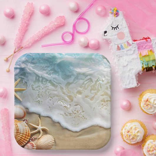 Sand und Meer Pappteller (Party)