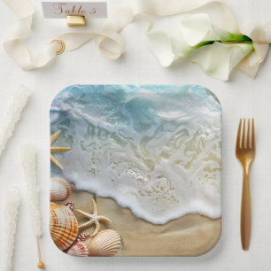 Sand und Meer Pappteller