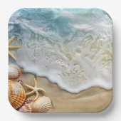 Sand und Meer Pappteller (Vorderseite)
