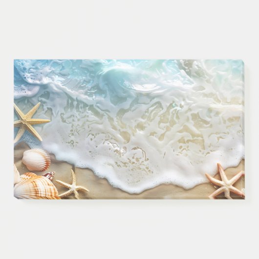 Sand und Meer Post-it Klebezettel (Vorderseite)