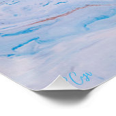 Sand und Meer Poster (Ecke)