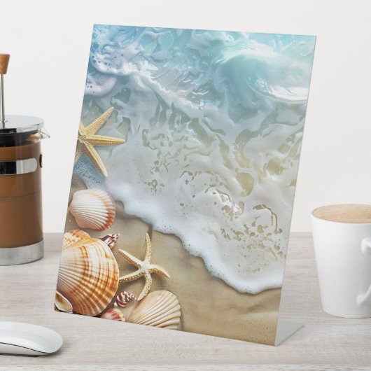 Sand und Meer Sockelschild (In Situ)