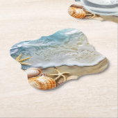 Sand und Meer Untersetzer (angewinkelt)