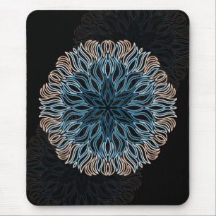 Sand- und Meeres-Mandala Mousepad