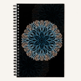 Sand- und Meeres-Mandala Notizblock
