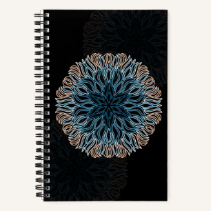 Sand- und Meeres-Mandala Notizblock