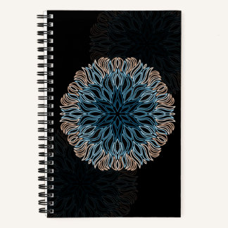 Sand- und Meeres-Mandala Notizblock