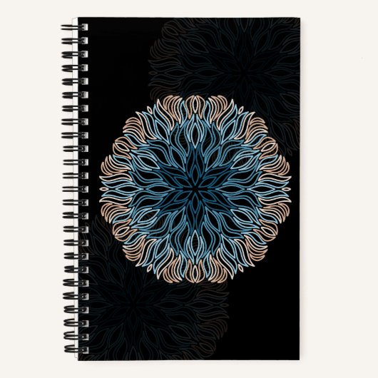 Sand- und Meeres-Mandala Notizblock (Vorderseite)