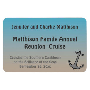 Sand- und Meeresdunkelstateroom-Türmarkierer 2 Magnet