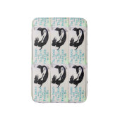 Sand- und Meerfrüchte-Muster Badematte (Vorderseite Vertikal)