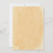 Sand und Muscheln/Einladung zur Hochzeit am Strand Einladung (Rückseite)