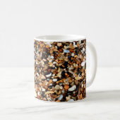 Sand und Muscheln Kaffeetasse (VorderseiteRechts)