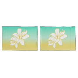 Sand-und Seefarbe Ombre Kissenbezug