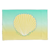 Sand-und Seefarbe Ombre Kissenbezug (Vorderseite-Rechts)