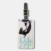 Sand- und Seemeerjungfrau-Gepäckanhänger Gepäckanhänger (Vorderseite vertikal)