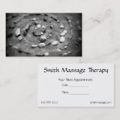 Sand-und Stein-Visitenkarten - Verabredung Terminkarte (Vorne/Hinten)