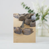 Sand und Steine Postkarte (Stehend Vorderseite)