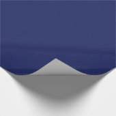 SAND UND STRAND SOLIDE DUNKELNE, BLAU HINTERGRUND  GESCHENKPAPIER (Ecke)