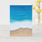 Sand und Surf Karte (Gelbe Blume)