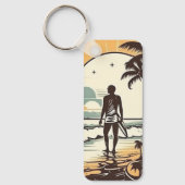 Sand und Surfkeyring Schlüsselanhänger (Vorderseite)