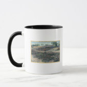 Sand Verbenas und Wüste Abend Primroses Tasse (Links)