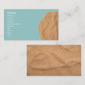 Sand Visitenkarte (Vorne/Hinten)