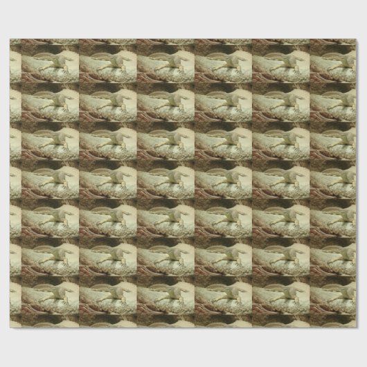 Sand-Waran Geschenkpapier (Flach)