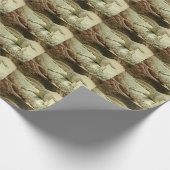 Sand-Waran Geschenkpapier (Ecke)