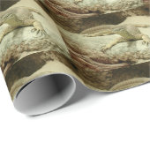 Sand-Waran Geschenkpapier (Rolleneckpunkt)