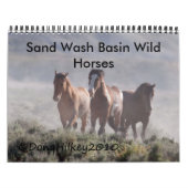 Sand-Waschbecken-wildes Pferd Calander Kalender (Titelbild)