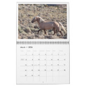 Sand-Waschbecken-wildes Pferd Calander Kalender (Mär 2026)