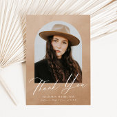 Sand Watercolor Arch Foto Abschluss Dankeskarte