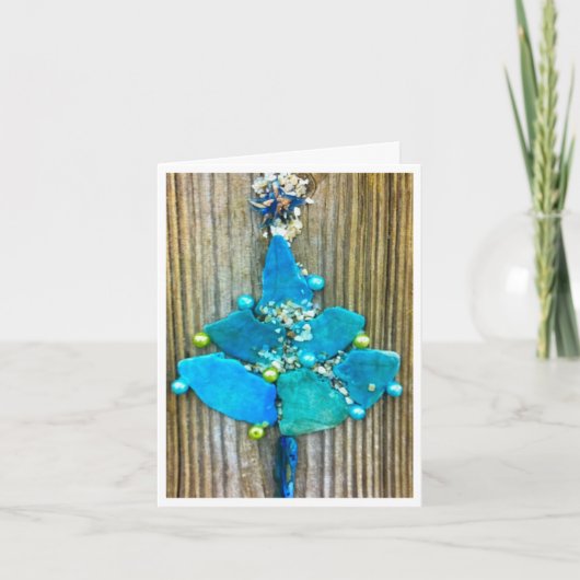 Sand $$ Weihnachtskarte Feiertagskarte (Vorderseite)