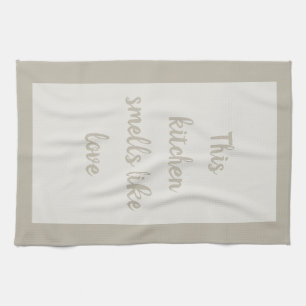 Sand - weiß geschirrtuch