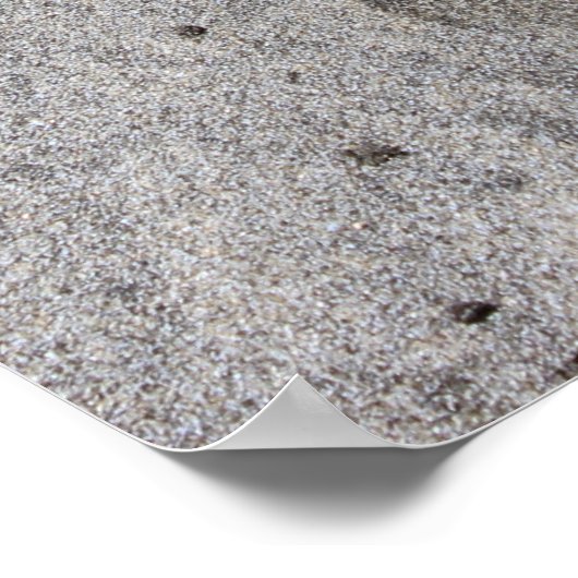 Sand Writen Liebe Poster (Ecke)