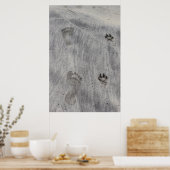 Sand Writen Liebe Poster (Küche)