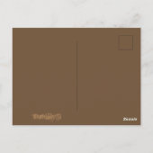 Sand Writen Liebe Postkarte (Rückseite)