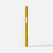 Sand yellow Shadow Monogram initials with name iPhone Hülle (Rechte Seite)