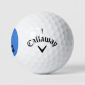 Sand Zitat Personalisierte Golfbälle pur (Logo)