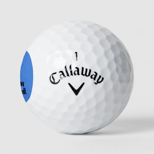 Sand Zitat Personalisierte Golfbälle pur (Logo)